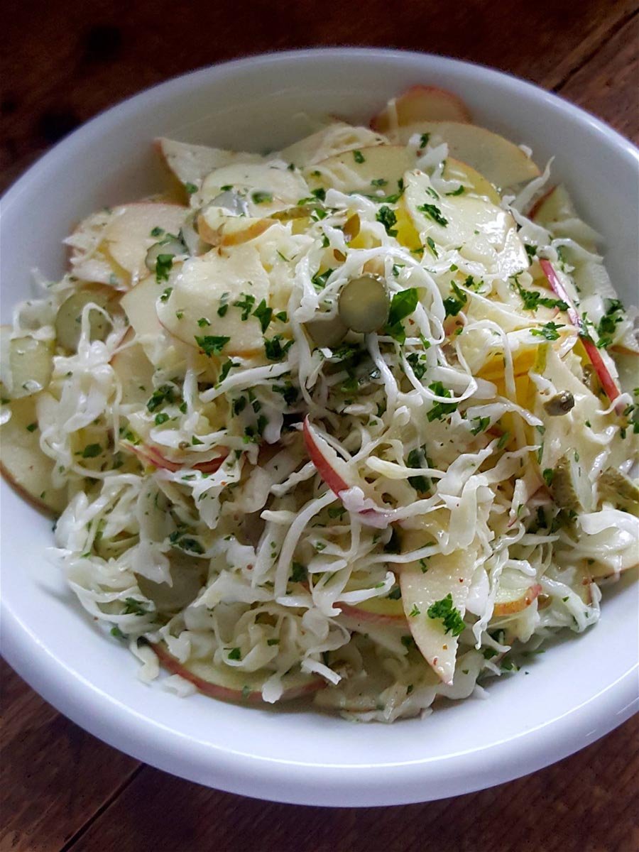 Cabbage & Apple Slaw 3