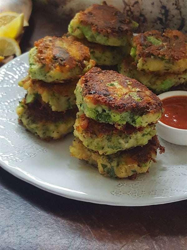 Crispy Broccoli & Potato Stacks 2