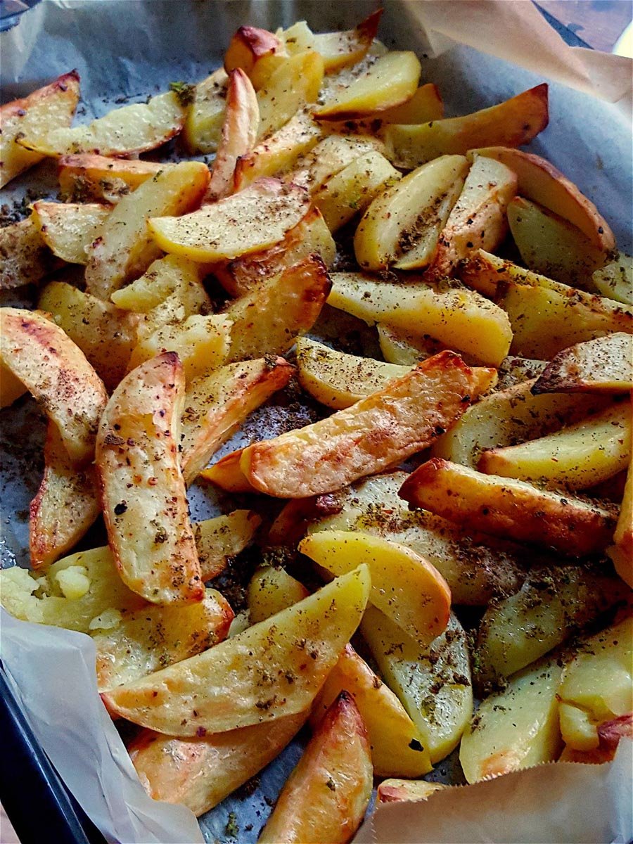 Oven-baked Potatoes with Garam Masala & Lime Zest