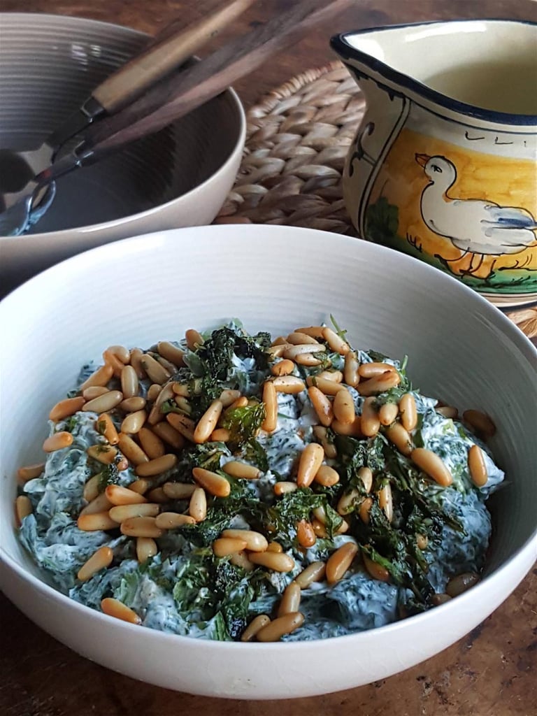 Spinach & Yoghurt Salad