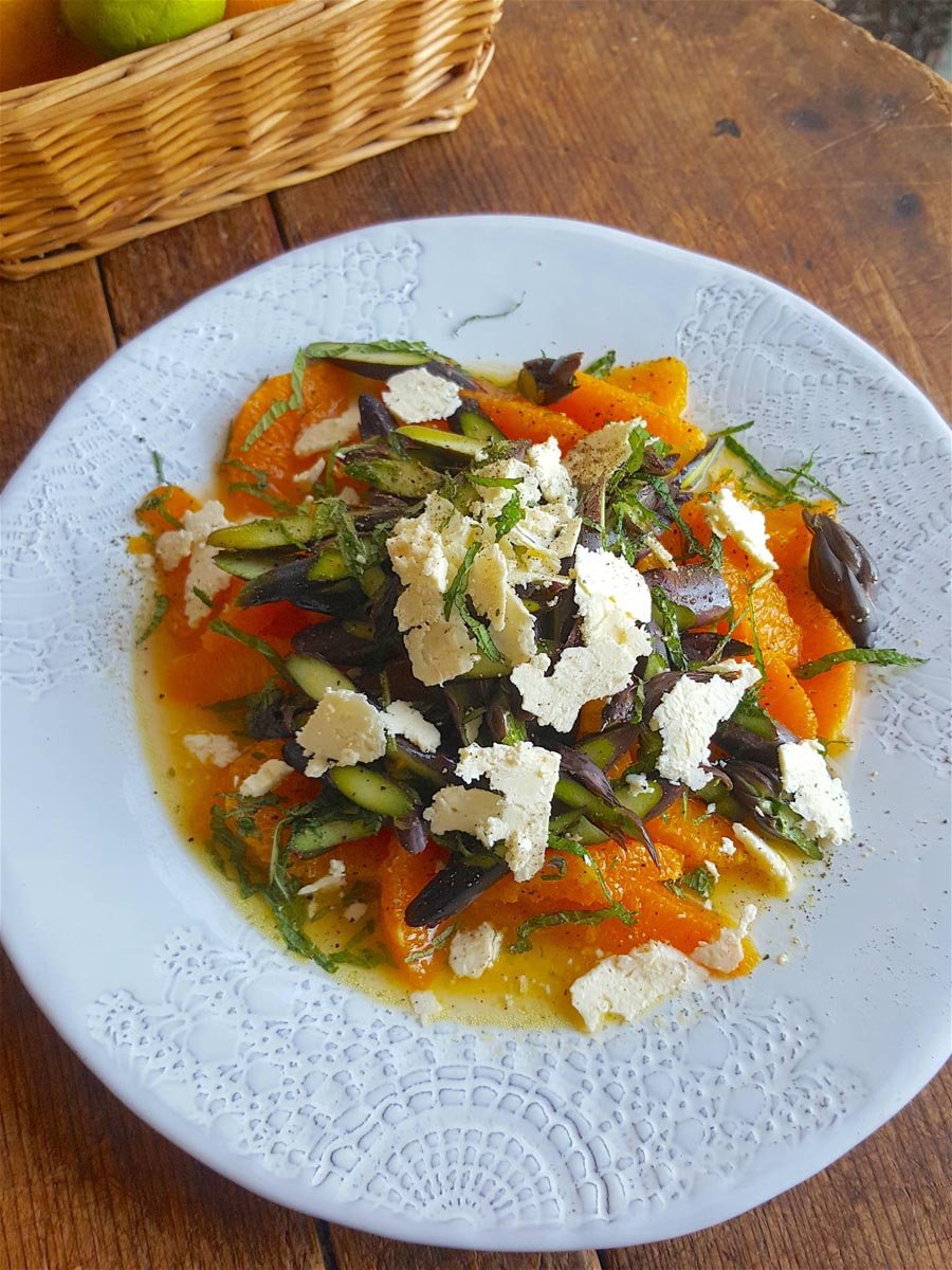 Asparagus & Orange Salad 1