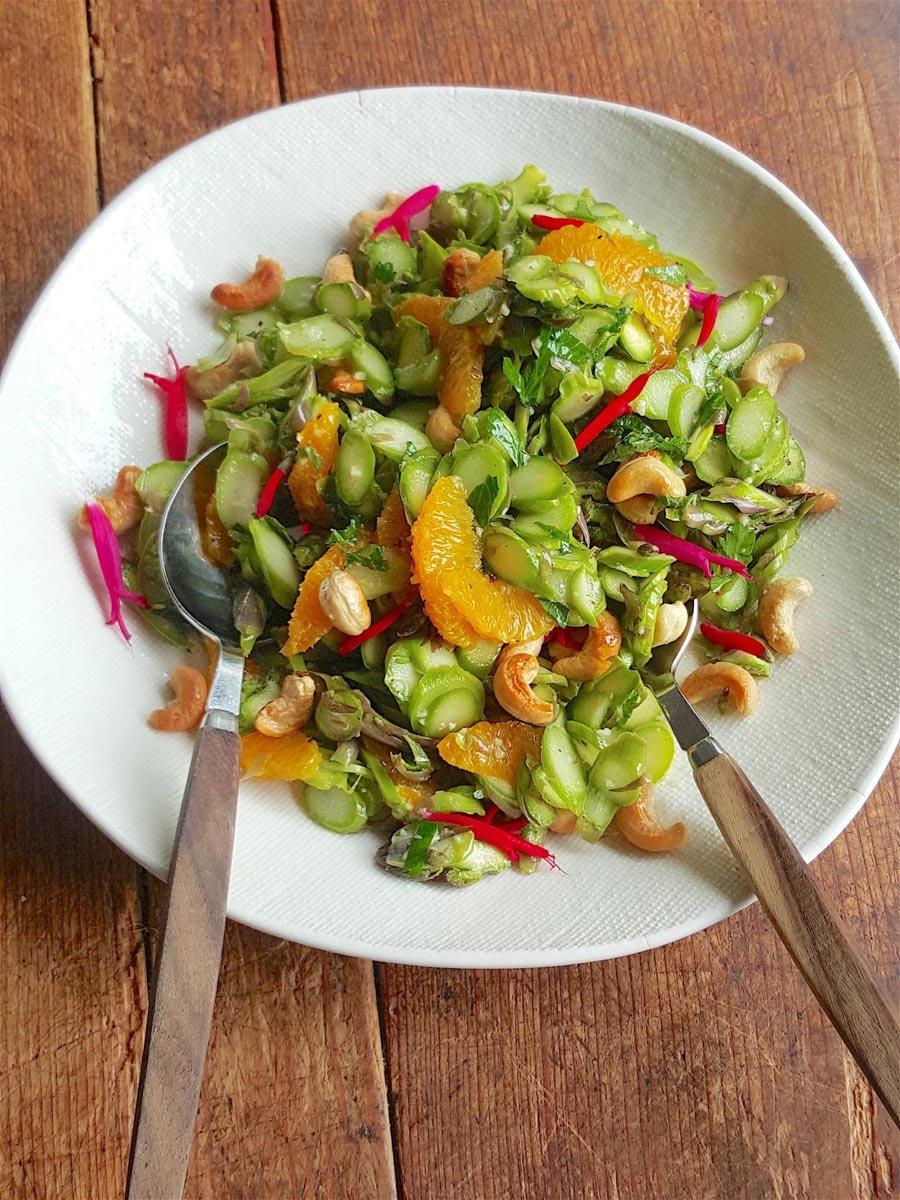 Asparagus Salad with Orange 1