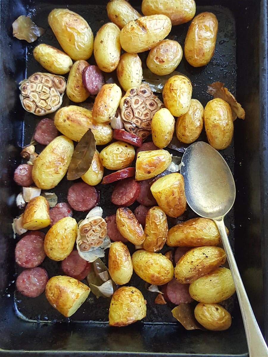 Chorizo & Baby Potato Tapas