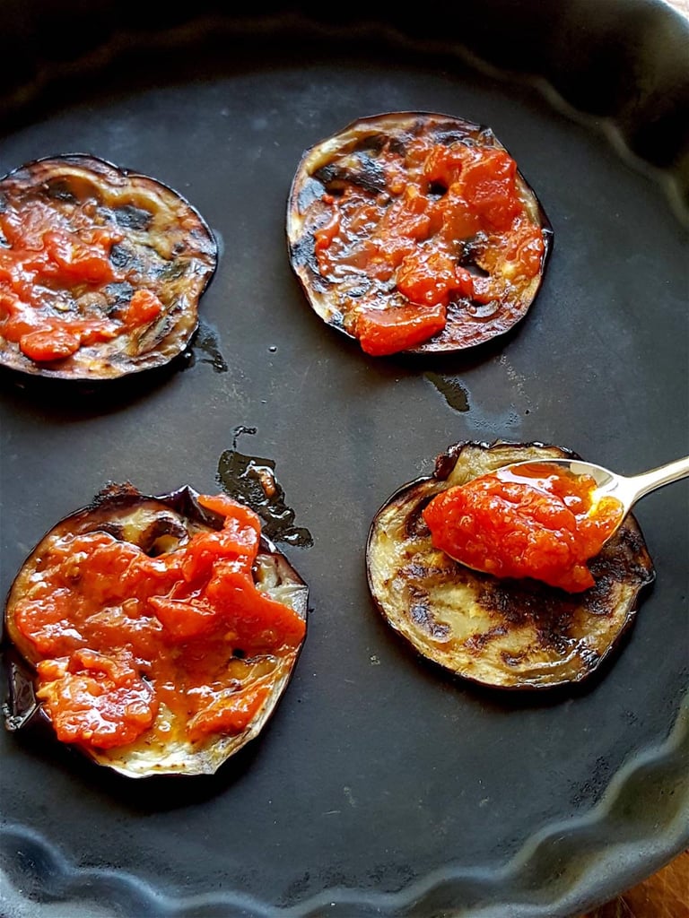 Eggplant & Mozzarella Stacks 1