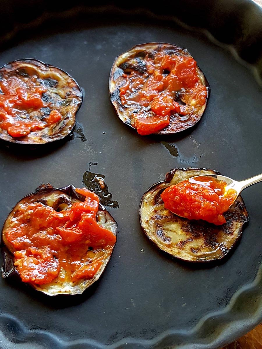 Eggplant & Mozzarella Stacks 1