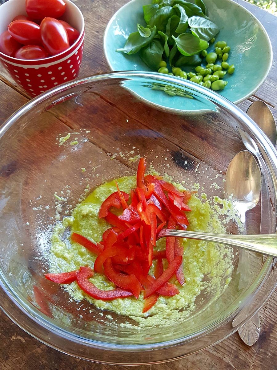 Spring Salad with Feta & Broad Beans 1