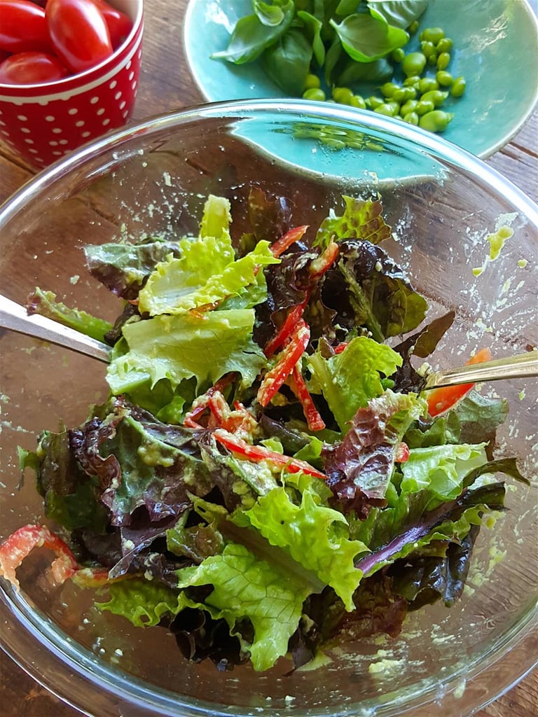 Spring Salad with Feta & Broad Beans 4|Spring Salad with Feta & Broad Beans|Spring Salad with Feta & Broad Beans 1|Spring Salad with Feta & Broad Beans 2