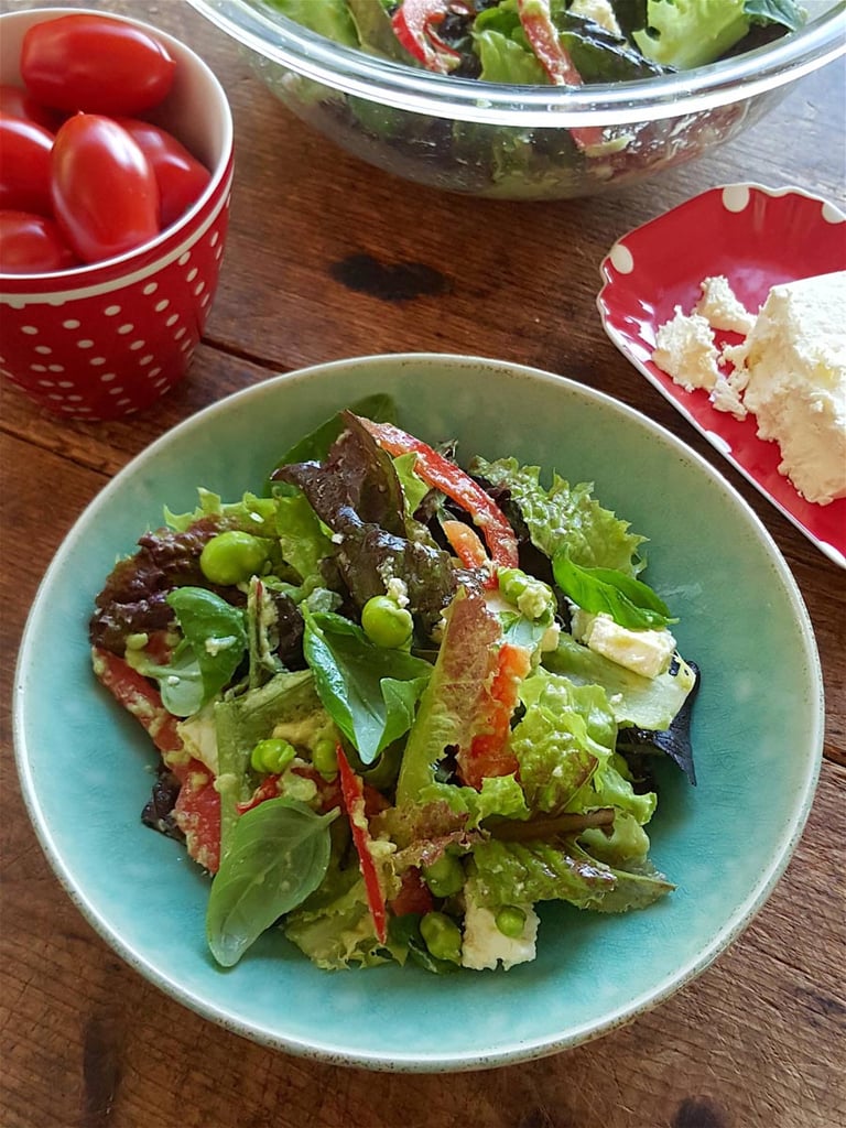 Spring Salad with Feta & Broad Beans