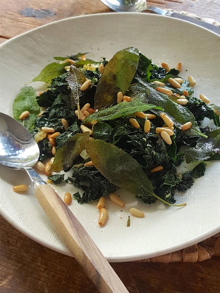 Cavolo nero with ginger