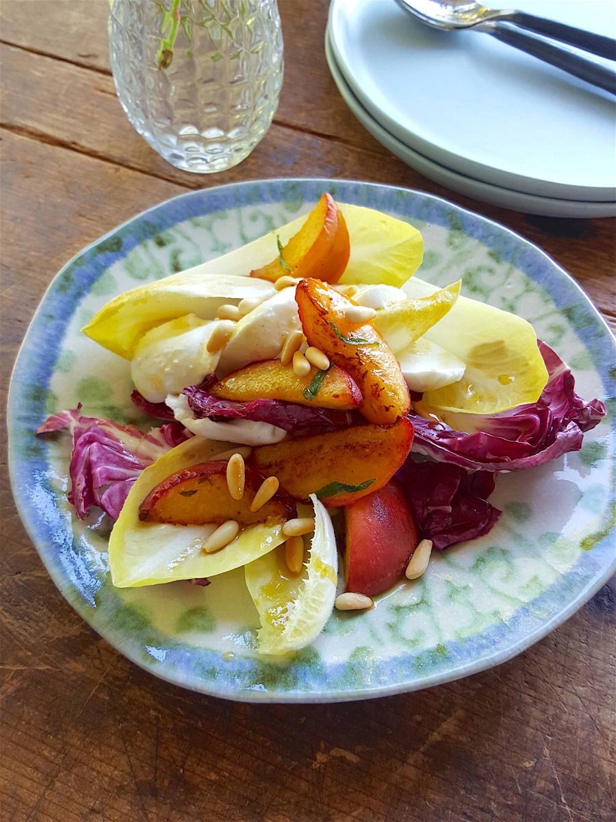 Peach & Mozzarella Salad 1