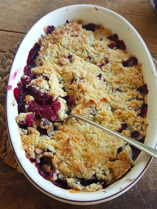 Shared Kitchen Plum Crumble