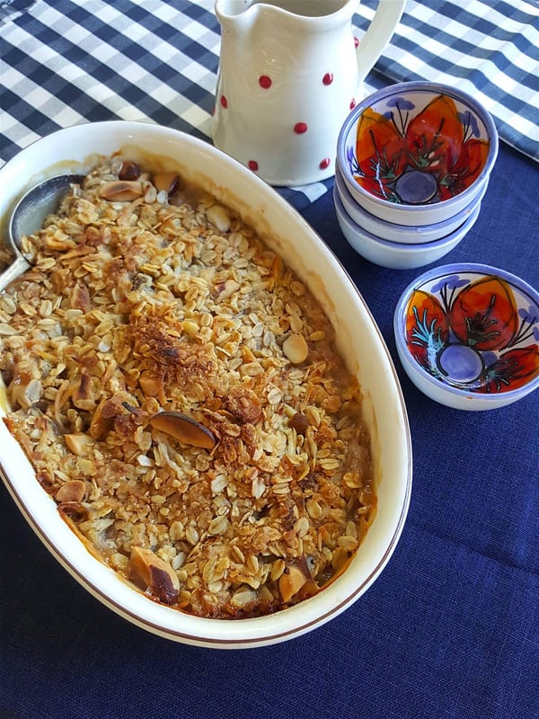 Feijoa & Banana Crumble 1