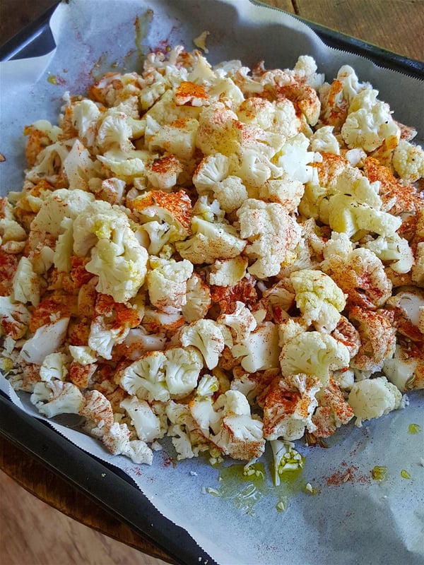 Roasted Cauliflower Salad 1