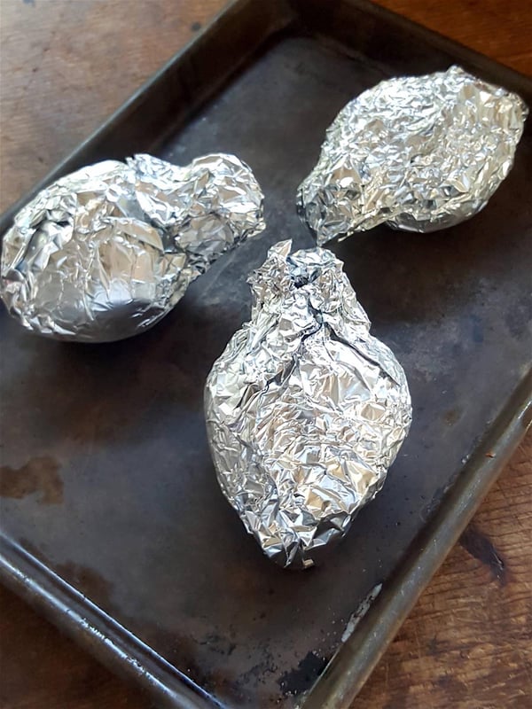 Oven-baking beetroot