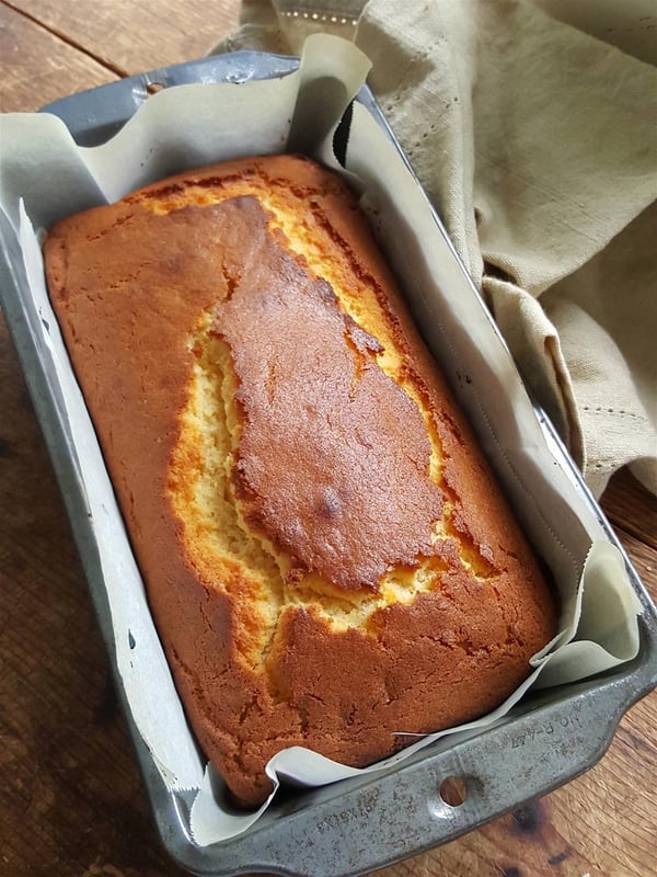 Lemon Loaf with Drippy Icing