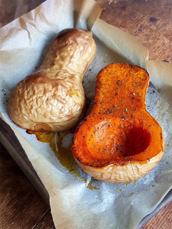 Roasted butternut pumpkin