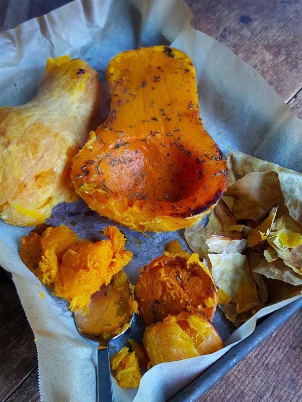 Roasted butternut pumpkin