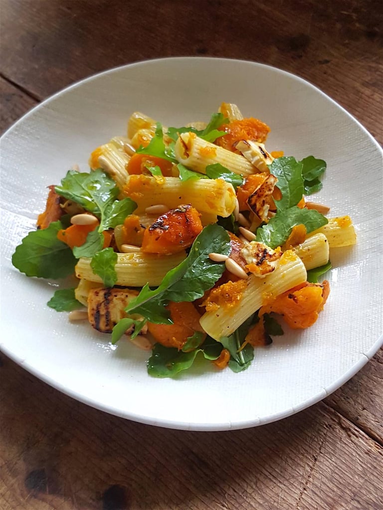 Pumpkin pasta bursting with flavour