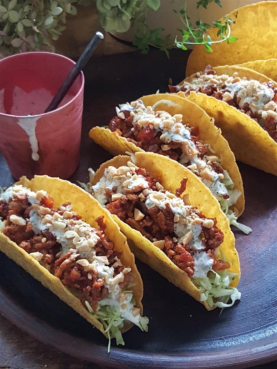Tacos with Pork Adobo