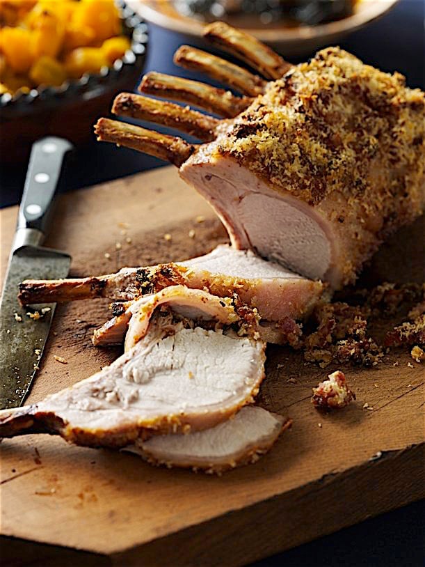 Roast Pork with Mustard Crust