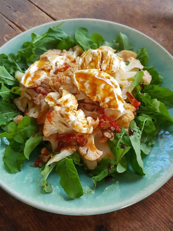 Spiced Cauliflower wih Curd
