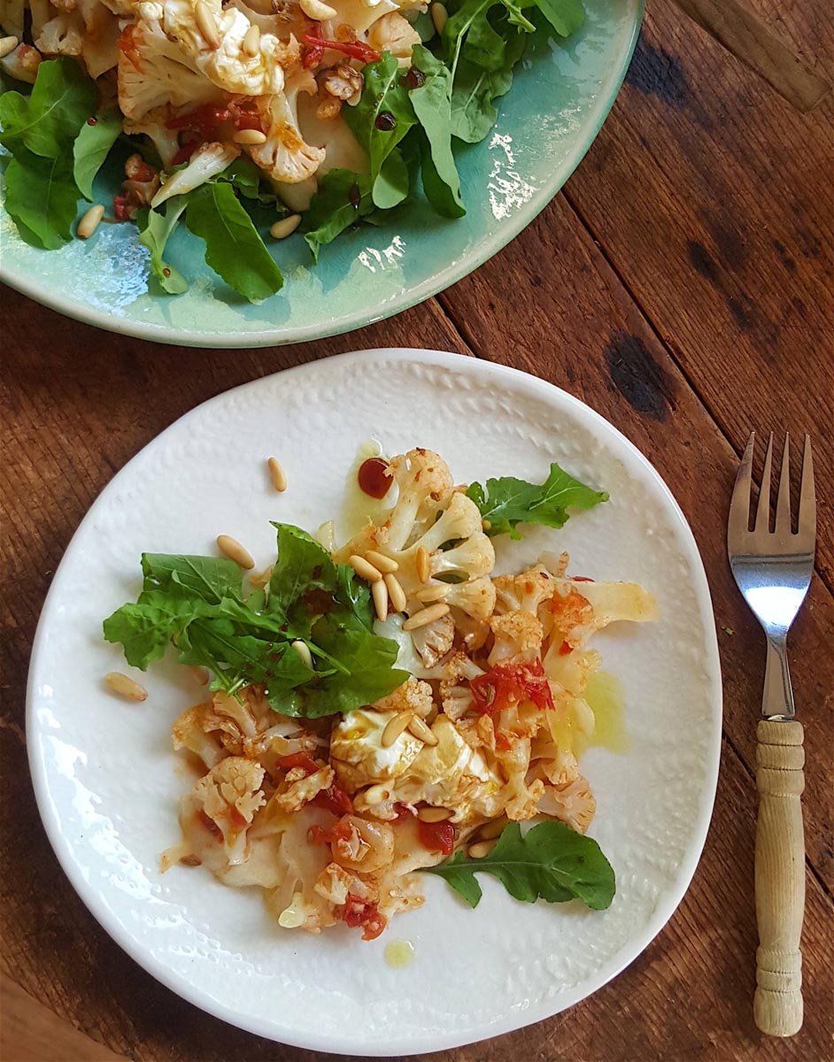 Spiced Cauliflower wih Curd