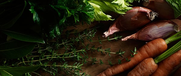 Winter stew ingredients