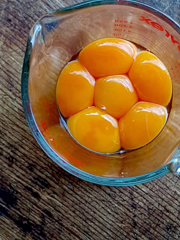 Egg yolks