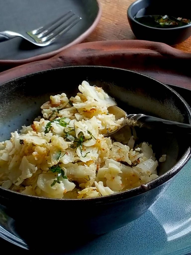 Quick Cauliflower & Ginger Stir-fry
