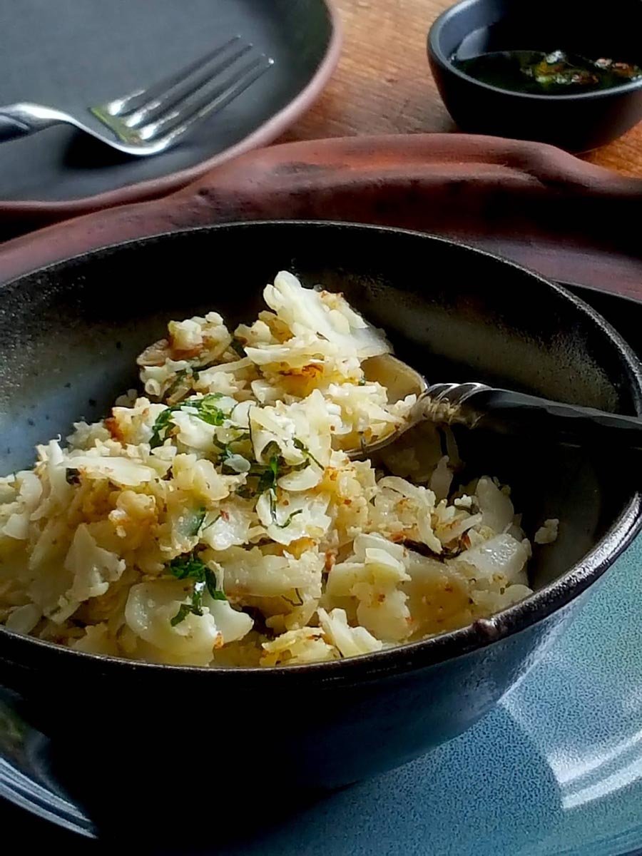 Quick Cauliflower & Ginger Stir-fry