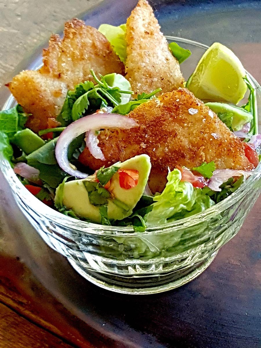 Spring Fish Salad with Avocado