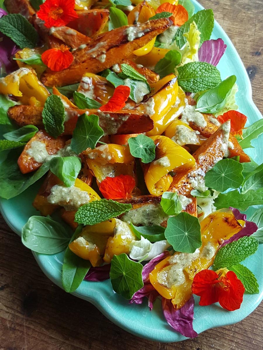 Kumara & Yellow Peppers