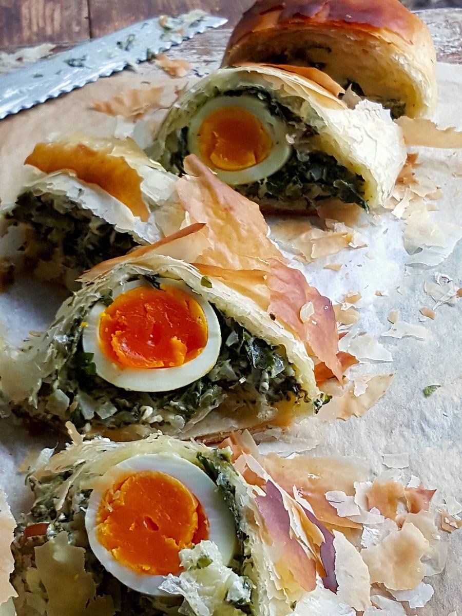 Cook filo to a deep golden brown