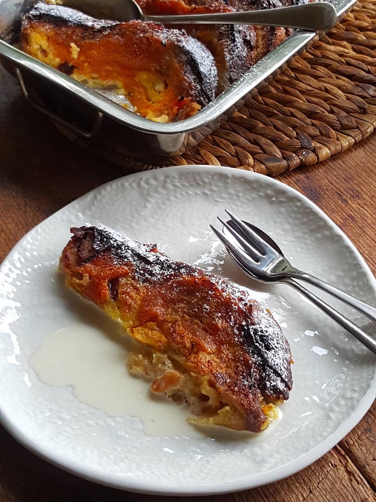 Apricot Panettone Pudding