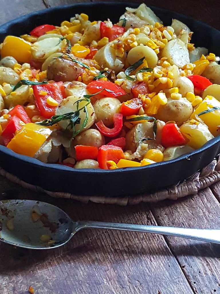 Summer Vegetagbles in the Pan