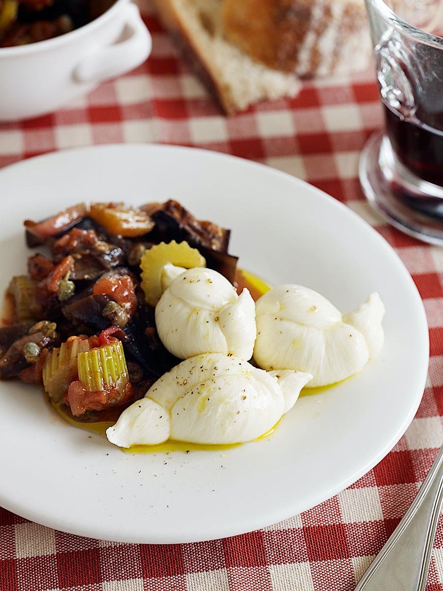 Caponata with Bocconcini