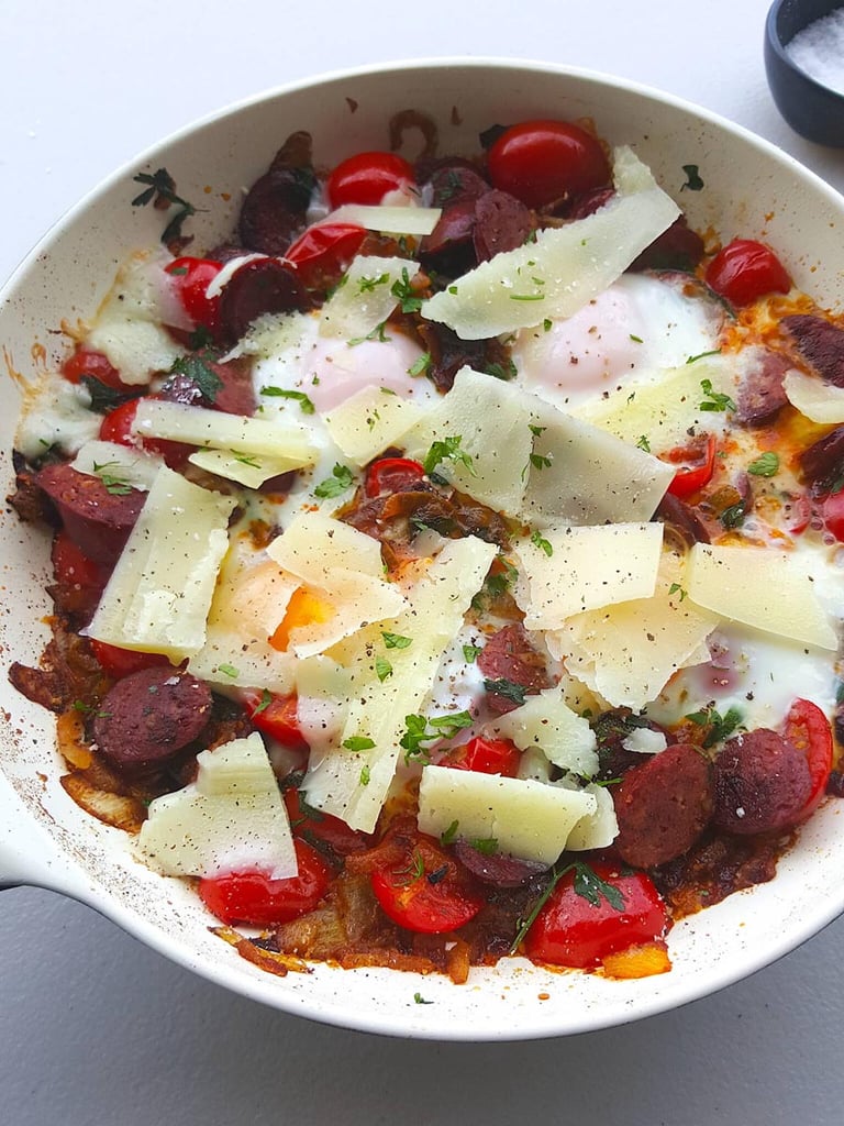 Eggs with Chorizo & Manchego