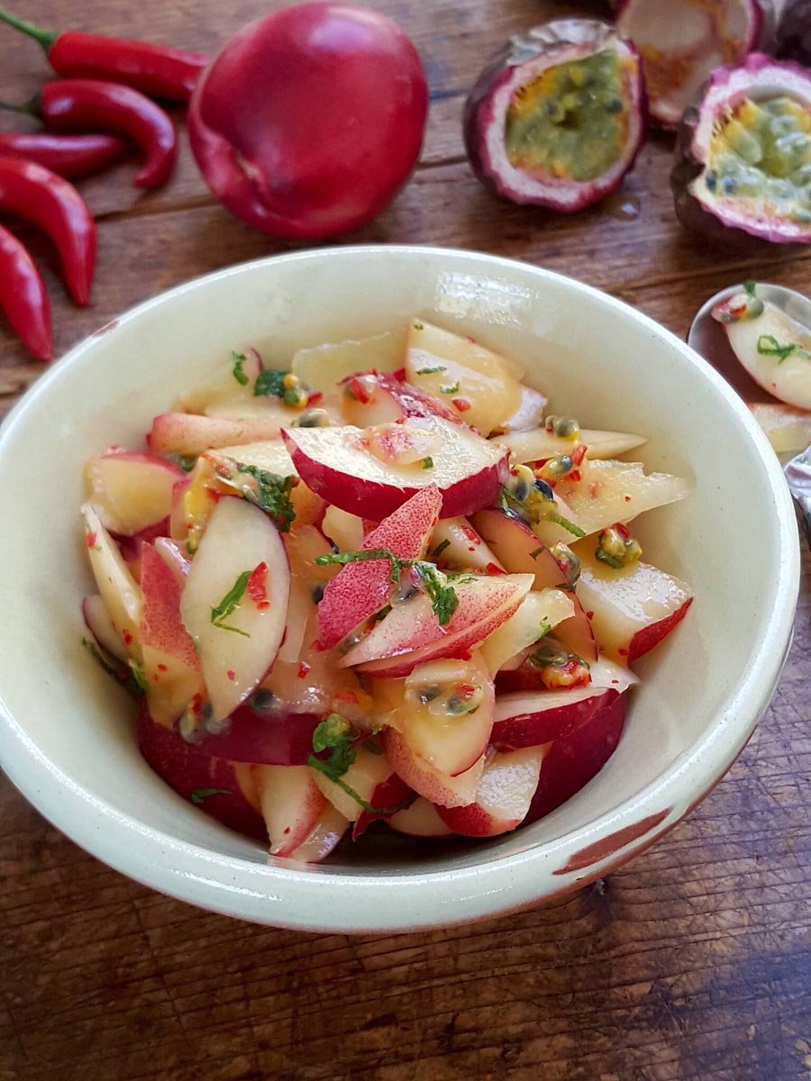 Nectarine & Passionfruit Salsa