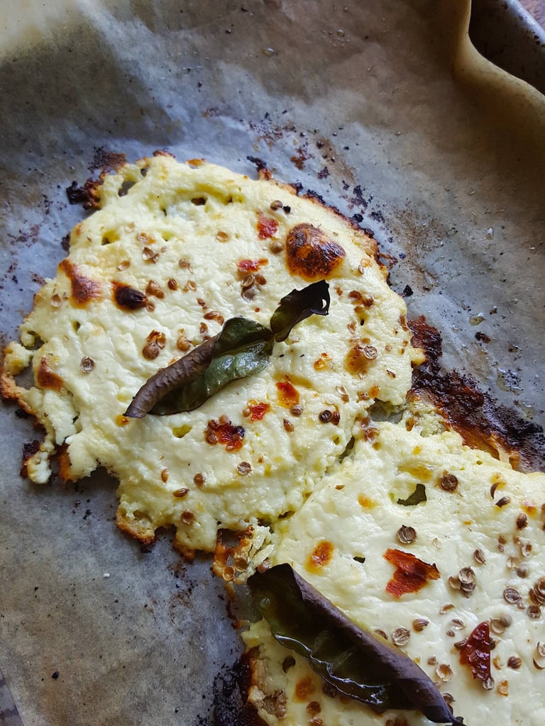 Baked Ricotta with Kaffir Lime Leaves