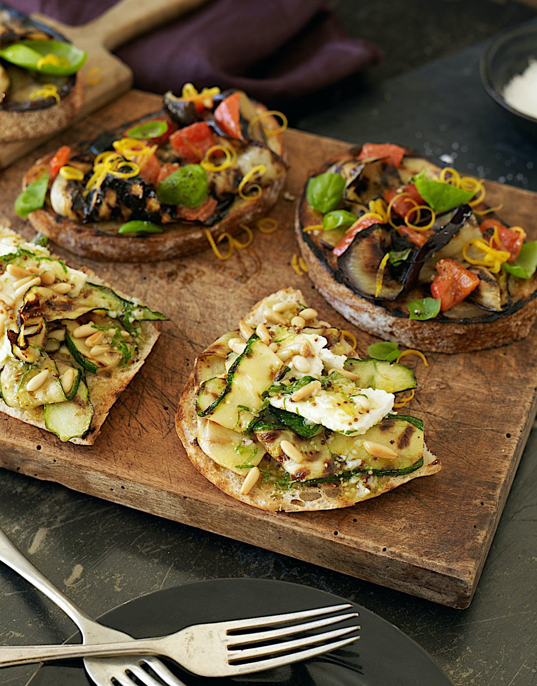 Zucchini & Feta Crostini