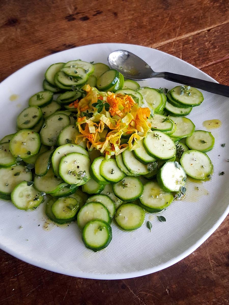 Zucchini with Thyme & Garlic