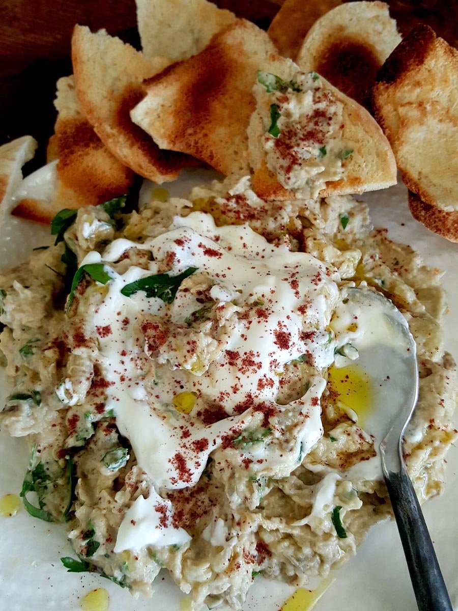 Baba Ghanoush with sumac