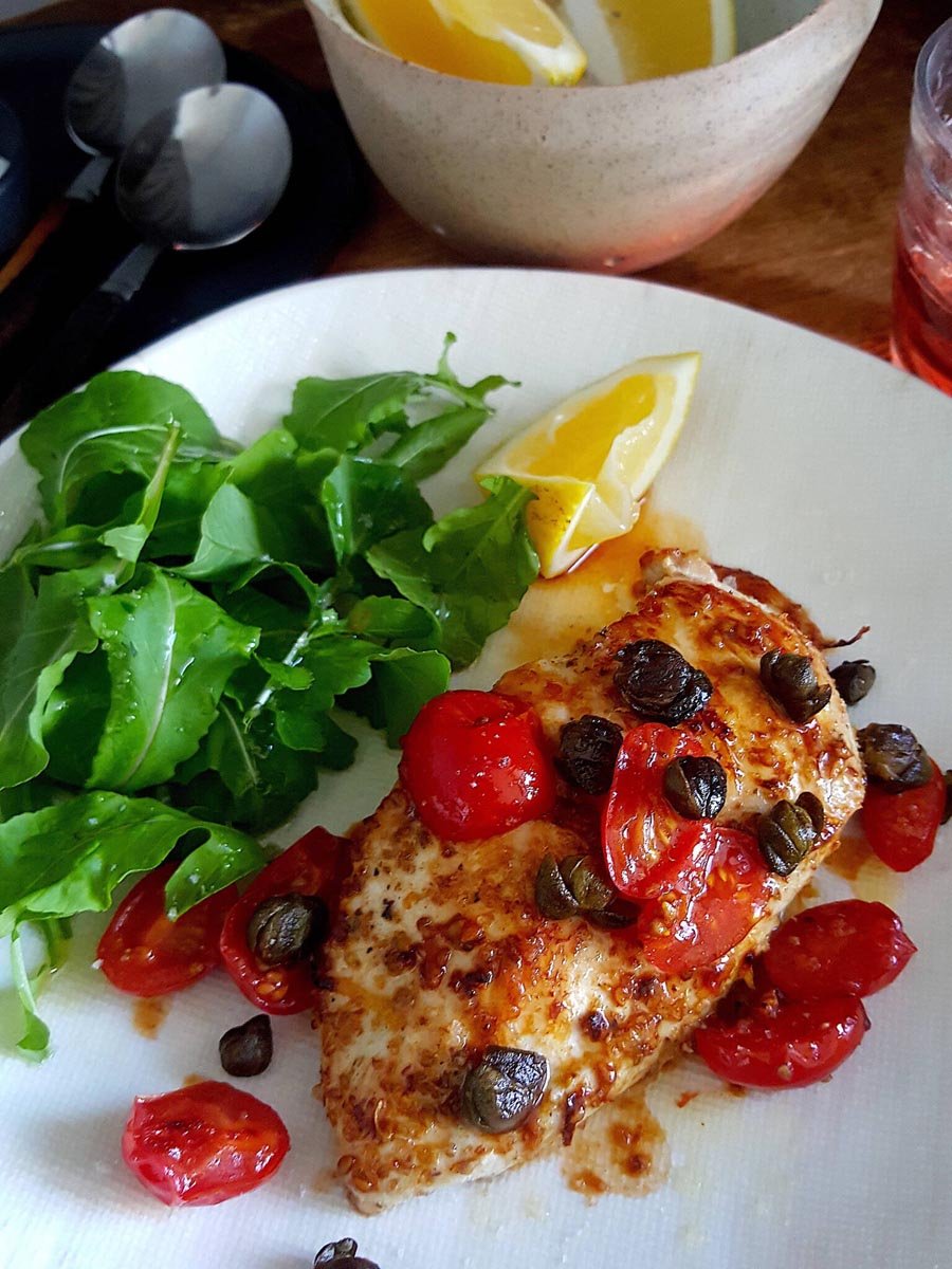Chicken Breasts with Crispy Capers