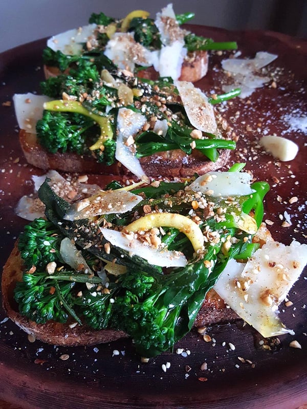 Brocolini Bruschetta