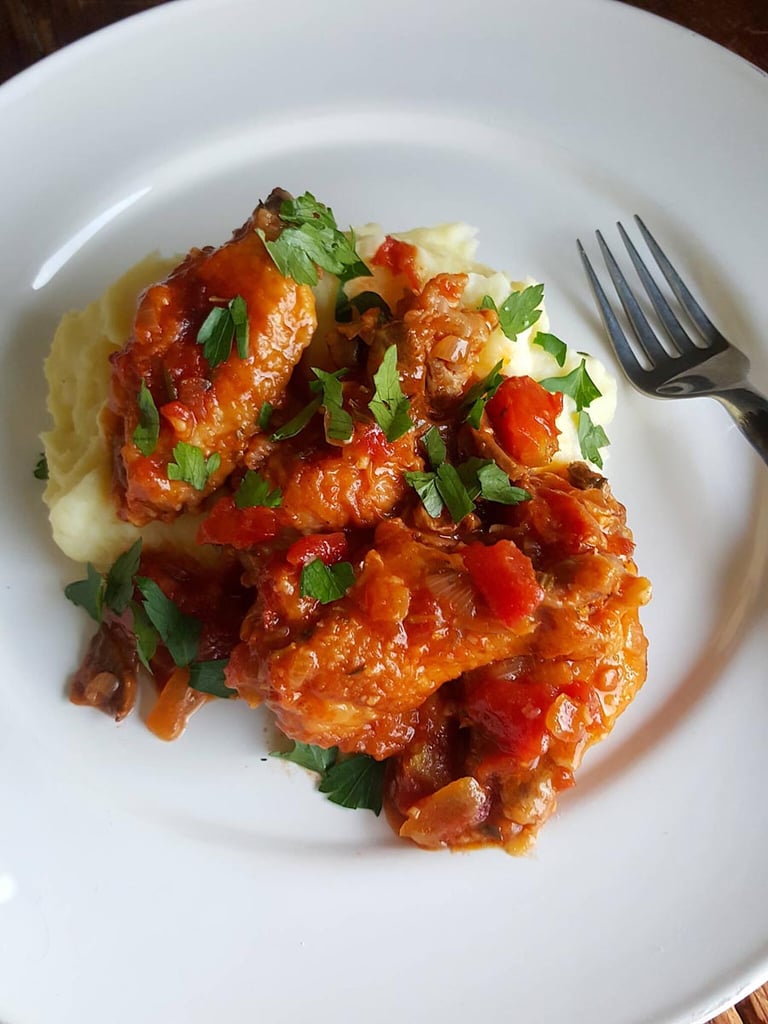 Chicken with Porcini & Tomatoes