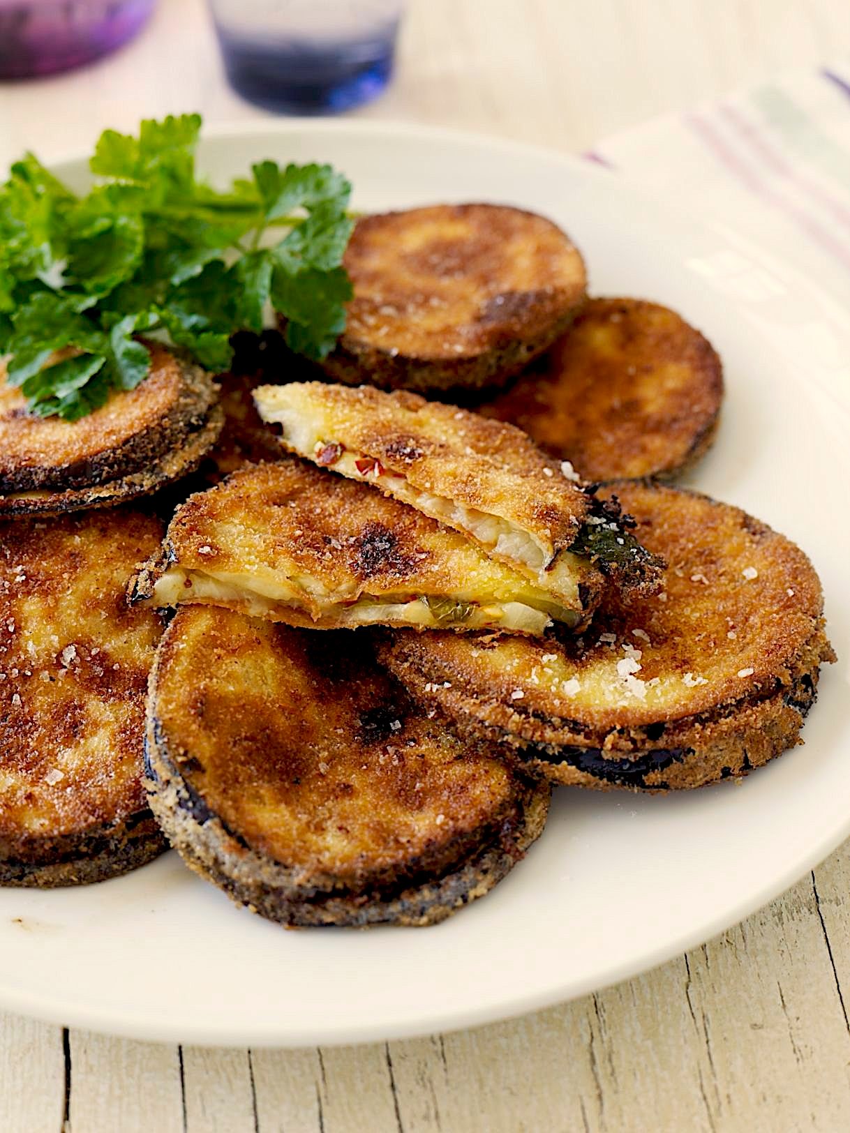 Crispy Eggplant Sandwiches