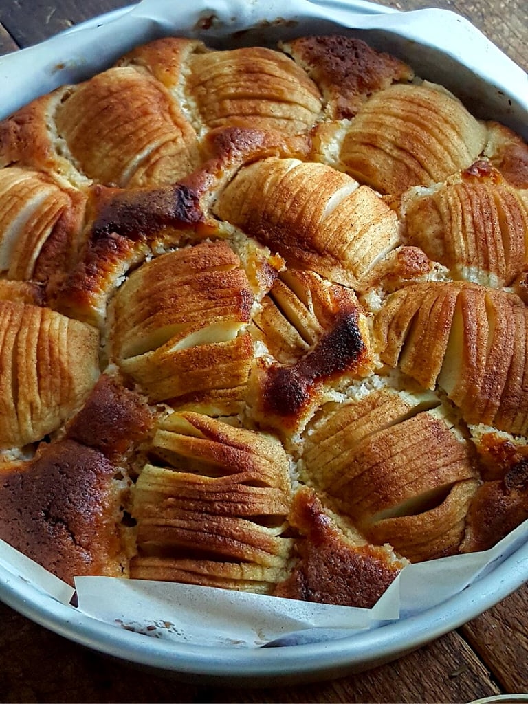 Sunken Apple Cake