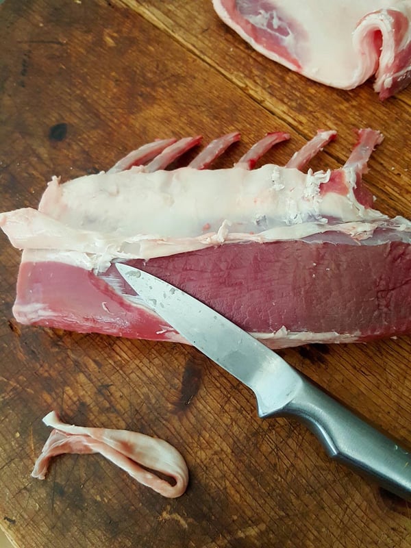 Crusty Lamb Racks with Roasted Grapes 11