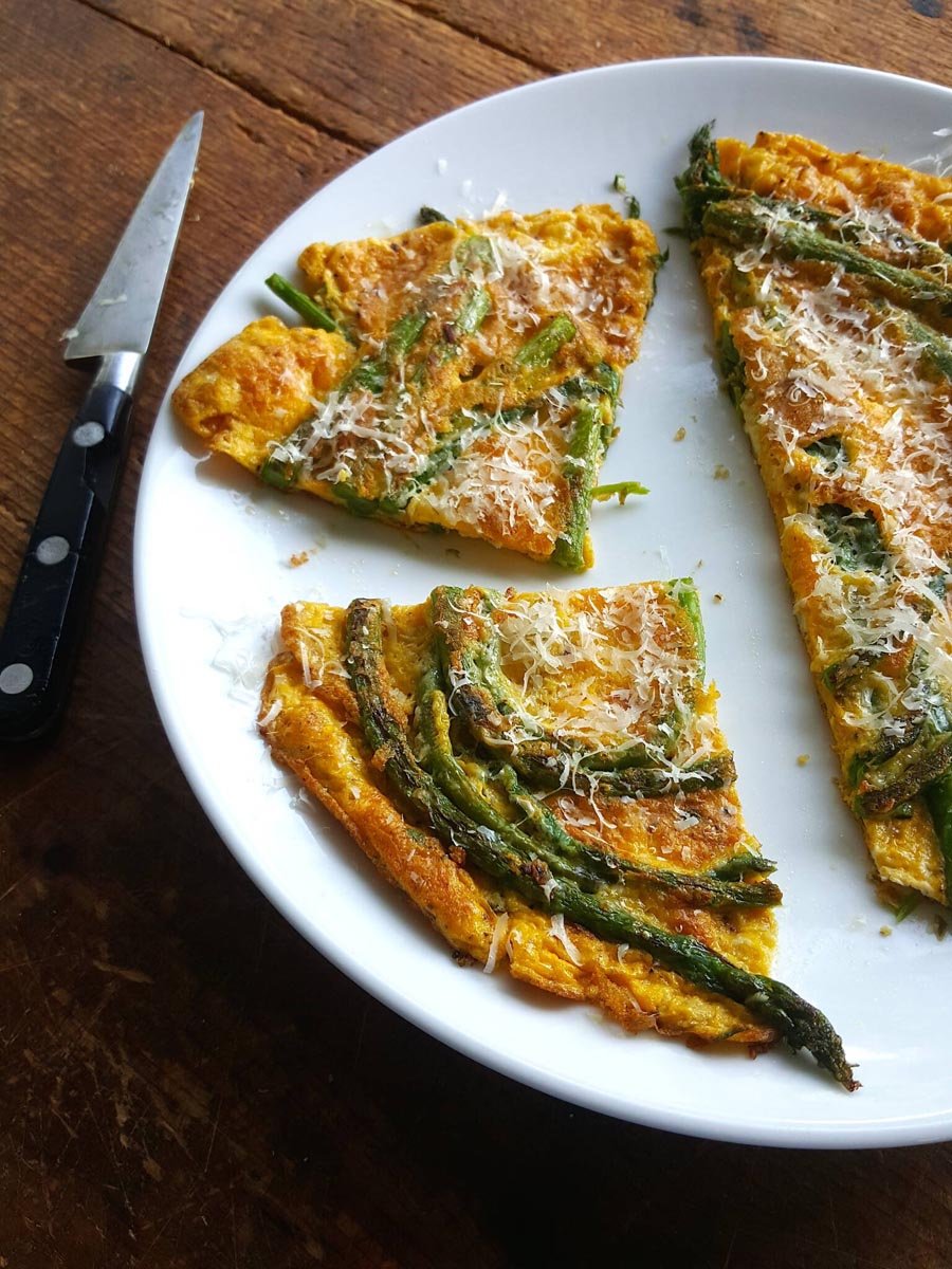 Asparagus frittata