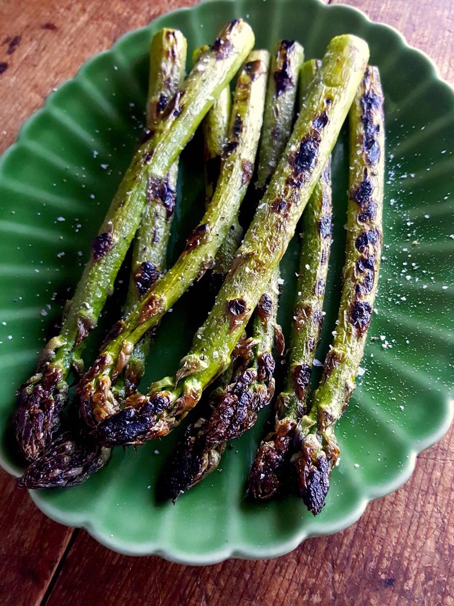 Char-grilled Asparagus
